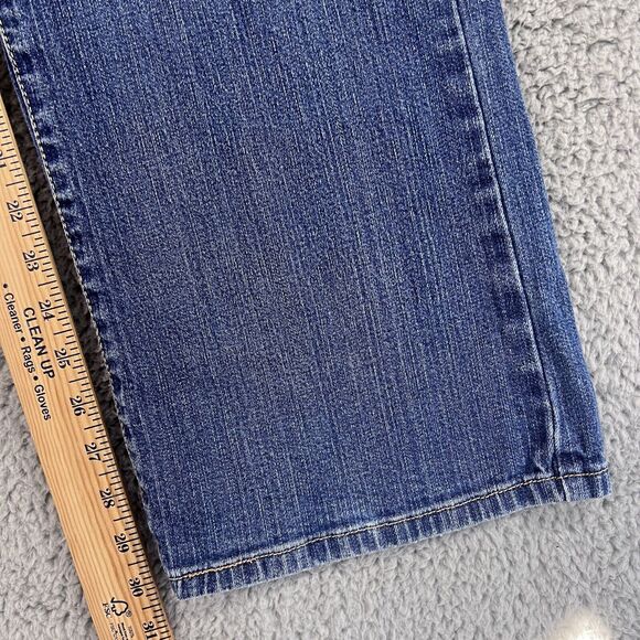 Levis 550 Relaxed Bootcut Jeans Women 16 High Rise Medium Wash Western Casual - Picture 8 of 11